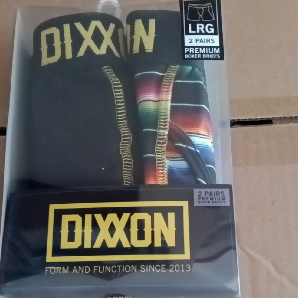 DIXXON Black and Multicolor Boxer Briefs